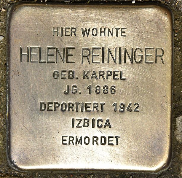 Stolpersteine Dr. Stockhammergasse 15 #1