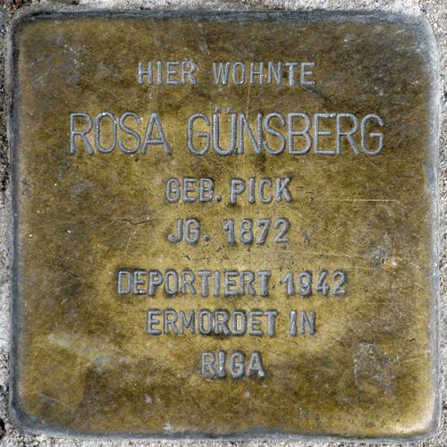 Stumbling Stone Friedrichstraße 40 #1