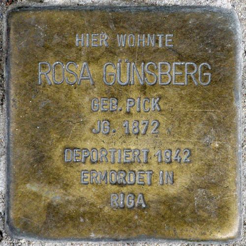 Stolperstein Friedrichstrae 40