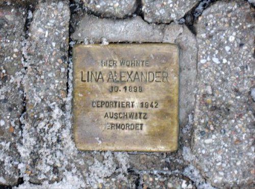 Stolperstein Burgstrae #1