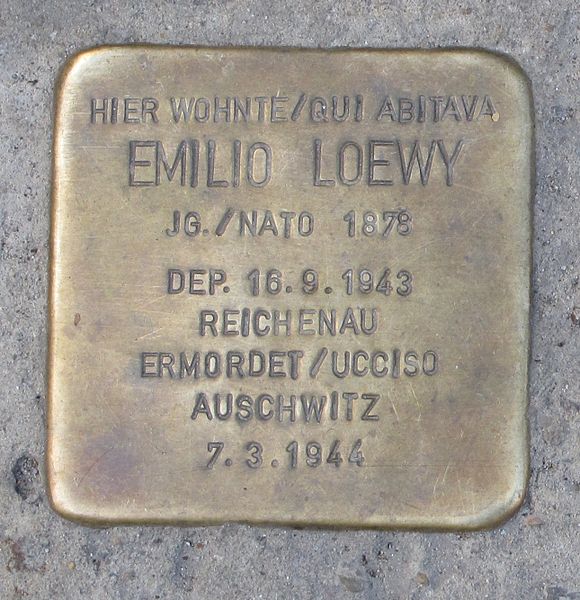 Stolpersteine Via Carducci 14