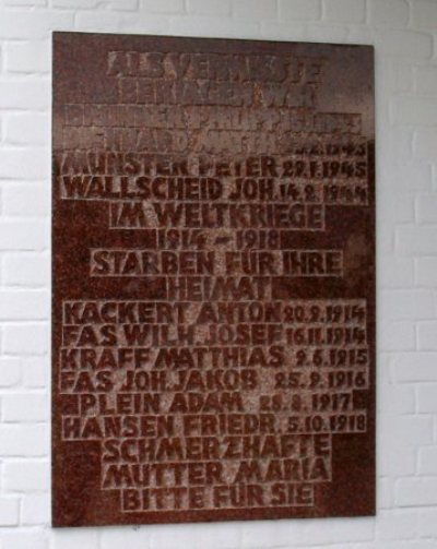 War Memorial Heidweiler #4
