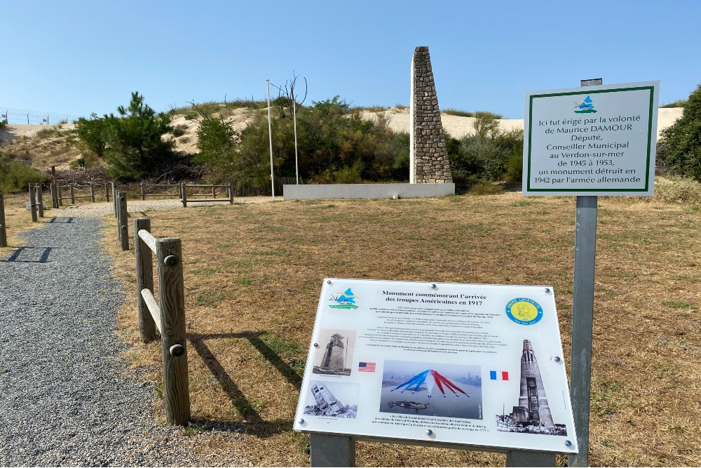 Monument Amerikaanse Soldaten Pointe de Grave #1