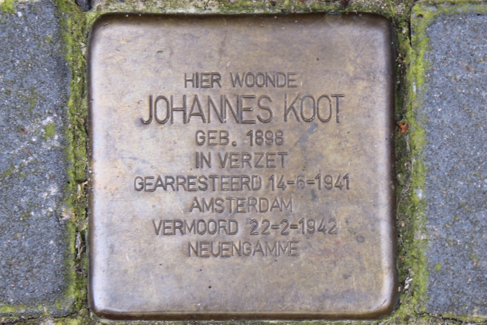 Stumbling Stone Goudsbloemstraat 115-117 #1