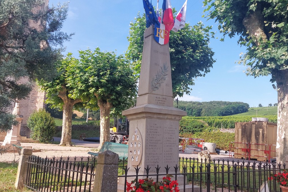 Oorlogsmonument Fuissé #5
