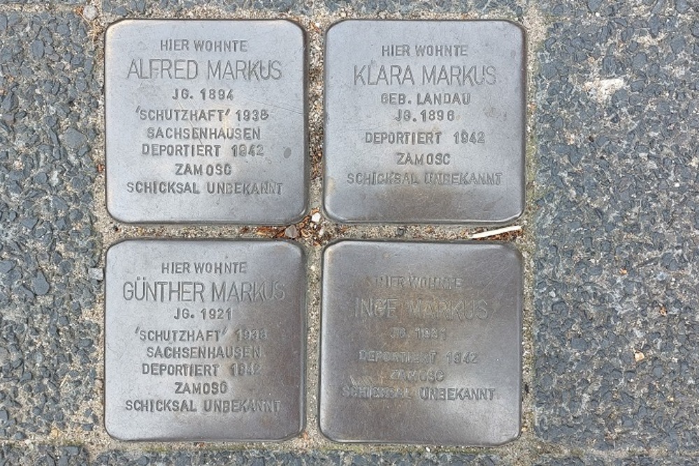 Stolpersteine August Bebel-Strasse/Bahnhofstrasse #2