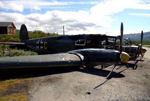 Replica Wrak Heinkel He 111 Bommenwerper #1