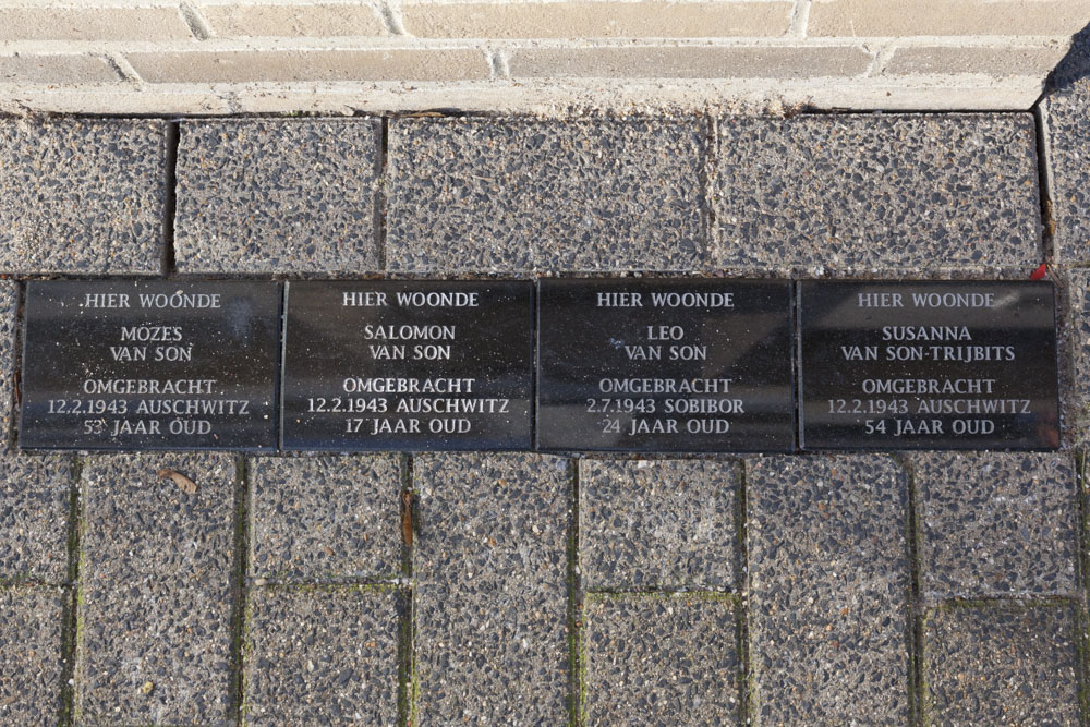 Memorial Stones Paul Krugerstraat 3