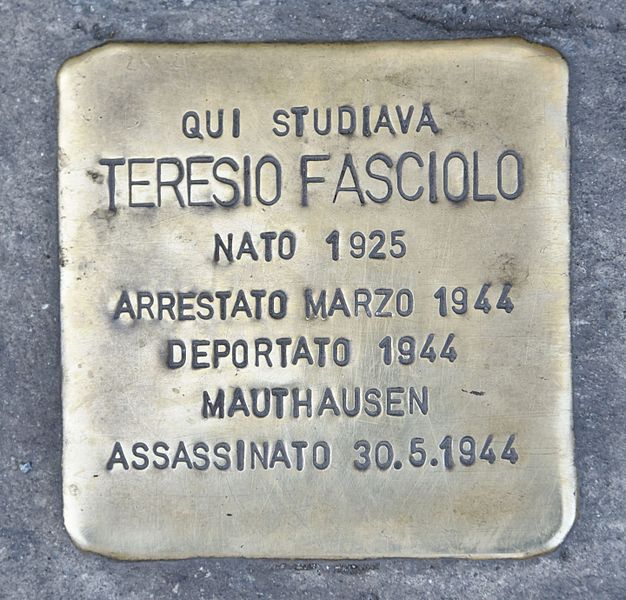 Stumbling Stone Corso San Maurizio 8