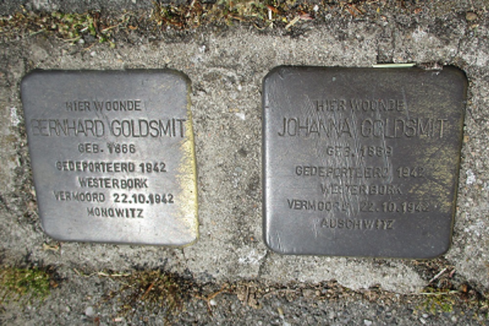 Stolpersteine W.H. Bosgrastraat 33