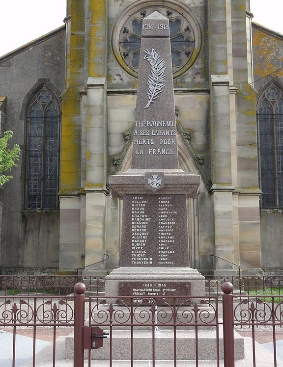 War Memorial Thiébauménil