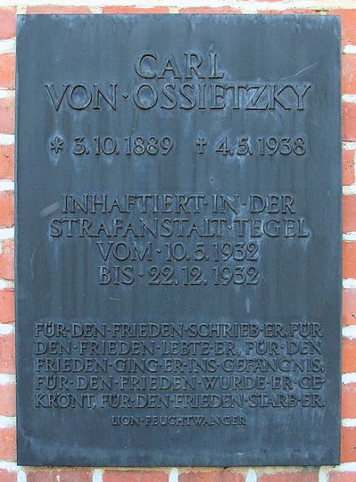 Gedenkteken Carl von Ossietzky #1