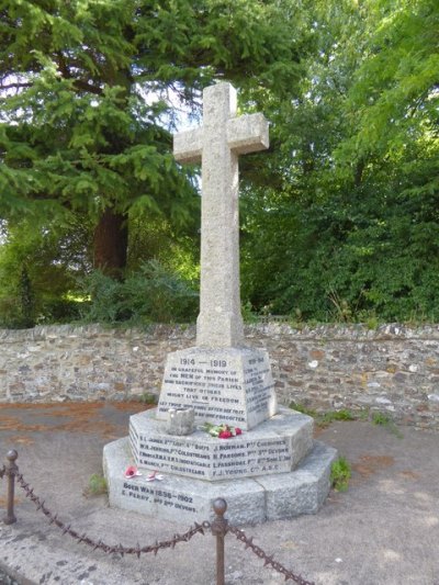 Oorlogsmonument Broadhembury