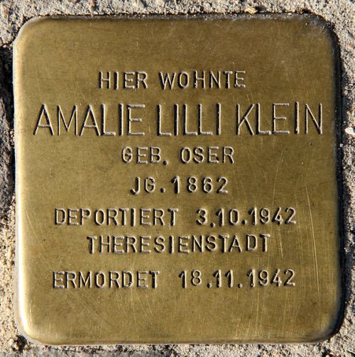 Stolperstein Kantstrae 129