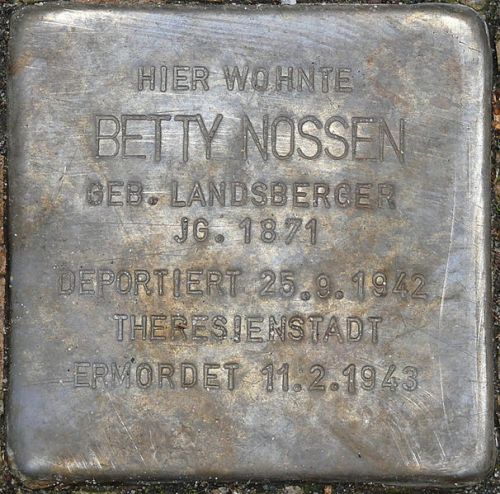 Stumbling Stone Caspar-Theyß-Straße 3