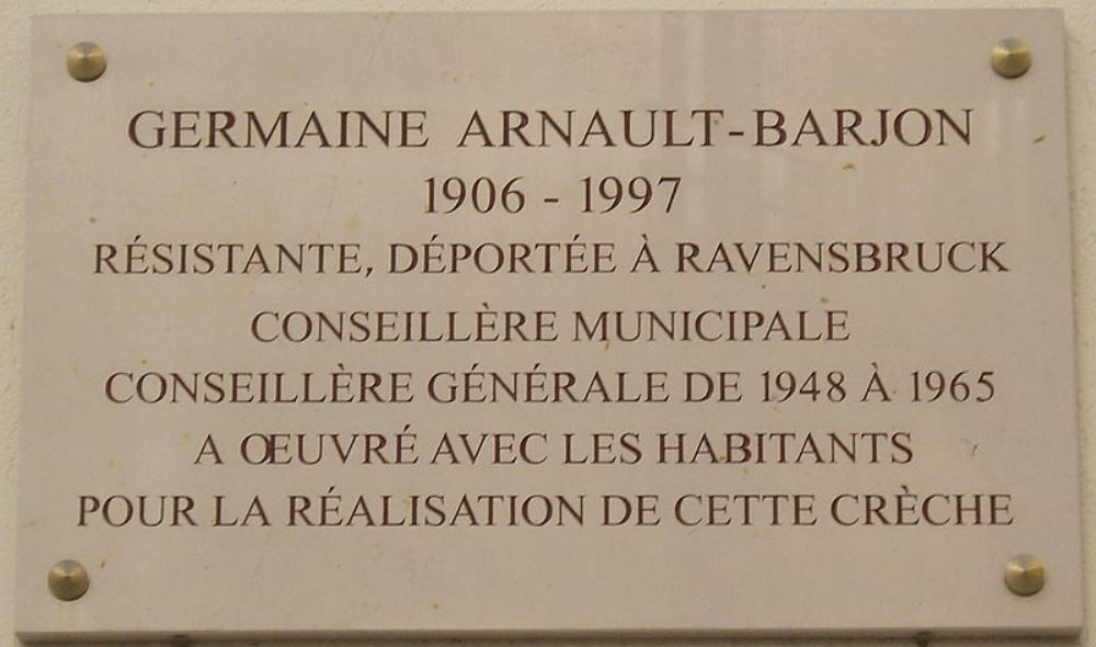 Gedenkteken Germaine Arnault-Barjon #1