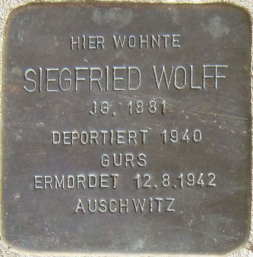 Stolpersteine Hauptstrae 27