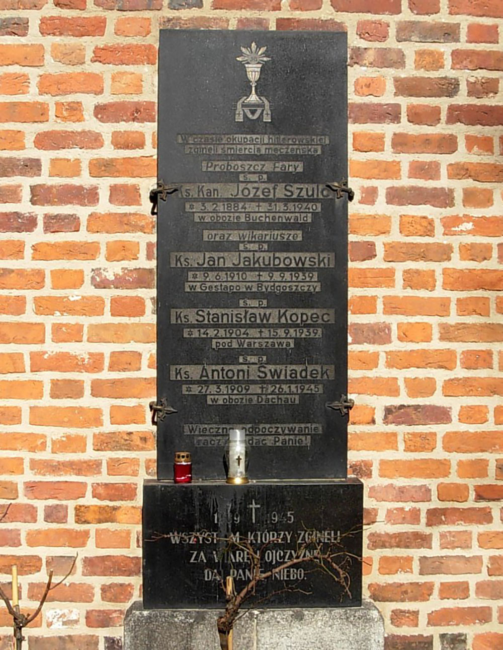 Memorial Murdered Priests 1939-1945 #1