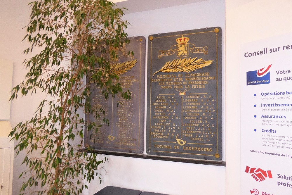 Memorial Plaques for the Postal Clerks