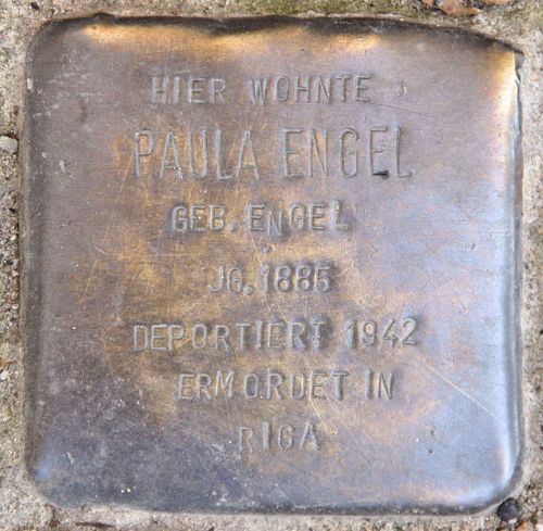 Stolpersteine Sybelstraße 18 #2