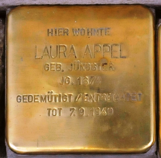 Stolpersteine Erfurter Strae 6 #1