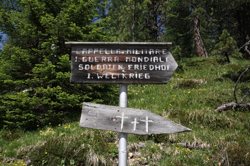 German-Austria War cemetery Valparola