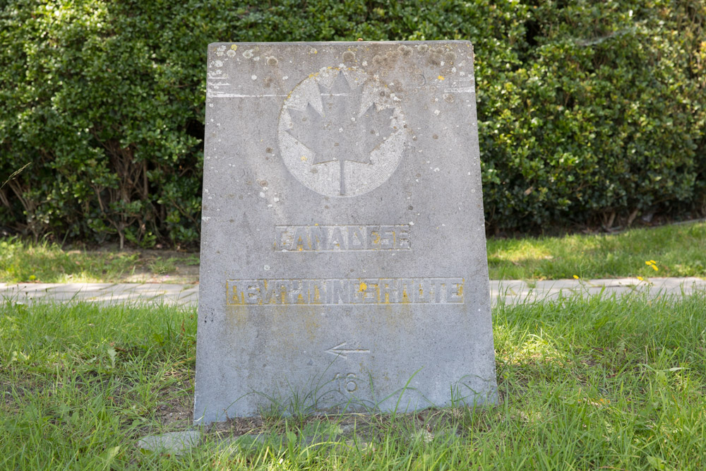 Marker No. 16 Canadian Liberation Route #1