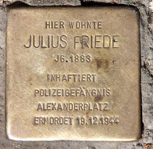 Stolpersteine Mehringdamm 88 #1