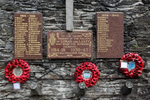 Oorlogsmonument Lonan en Laxey #2