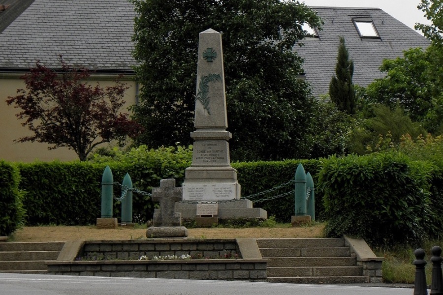 Oorlogsmonument Cond-sur-Sarthe #1