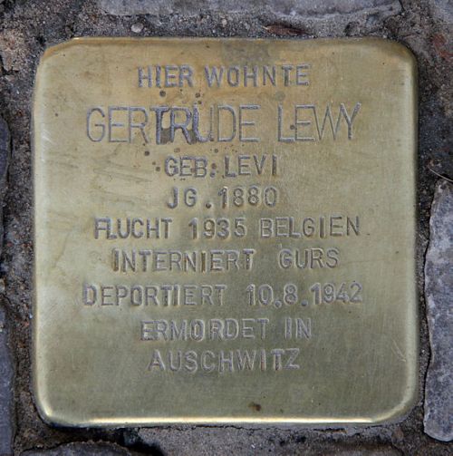 Stumbling Stones Rankestraße 5 #1
