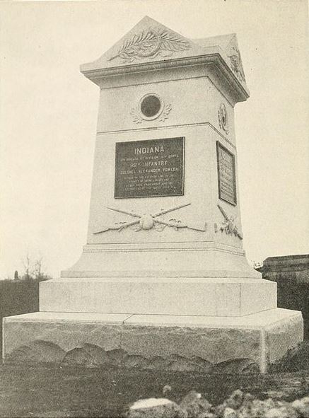 93d Indiana Infantry Memorial Vicksburg #1