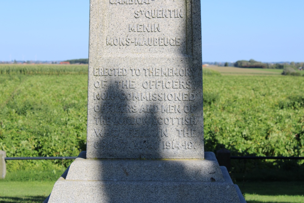 Memorial Cross London Scottish Regiment Wijtschate #3