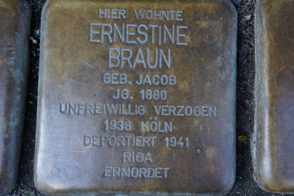 Stolperstein Mittelstrae 17 #2