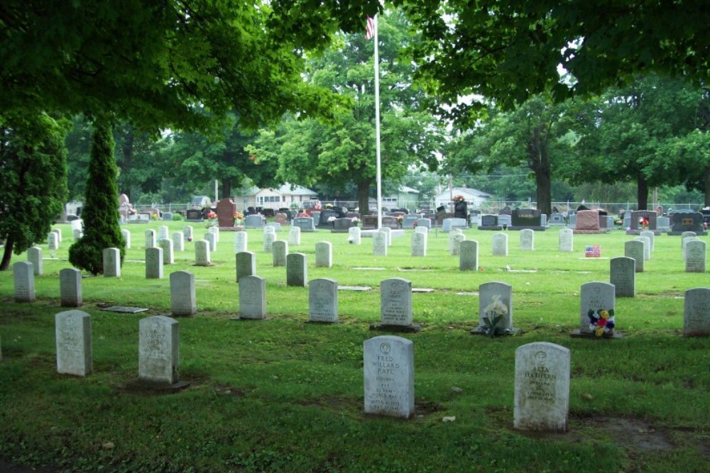 Amerikaanse Oorlogsgraven Crown Point Cemetery