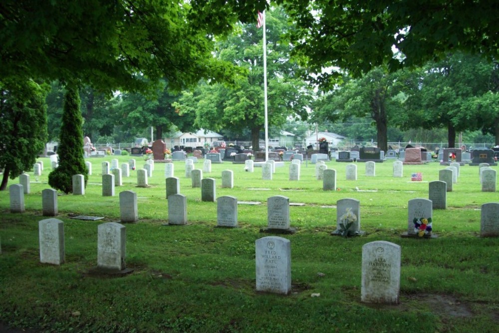 Amerikaanse Oorlogsgraven Crown Point Cemetery #1