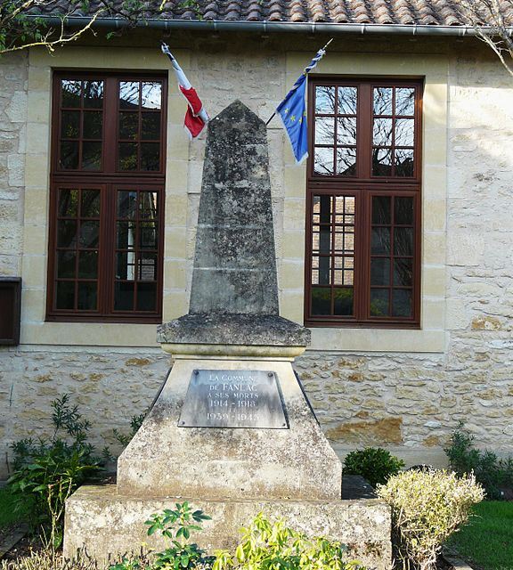 War Memorial Fanlac #1