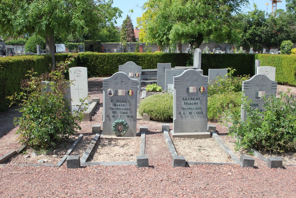 Belgische Oorlogsgraven Oudenaarde Oude Begraafplaats