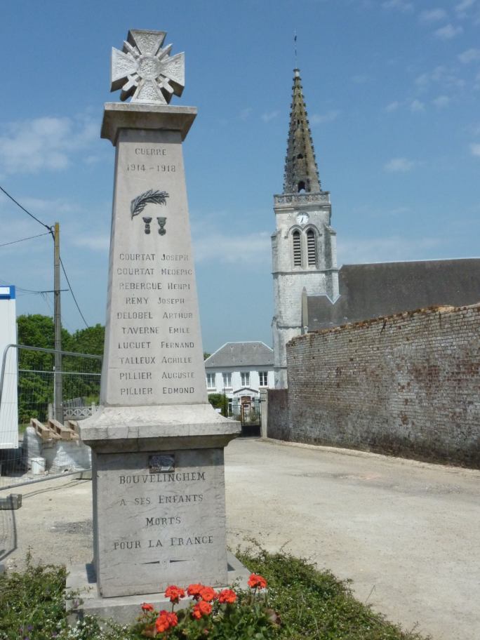 Monument Eerste Wereldoorlog Bouvelinghem #1