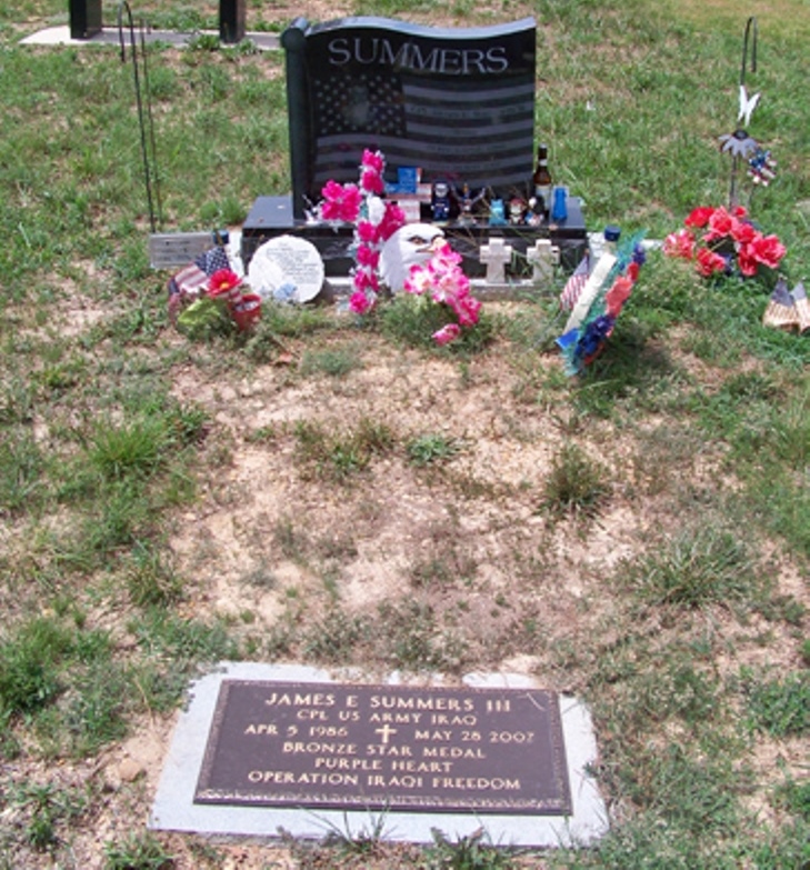 American War Grave Bourbon City Cemetery