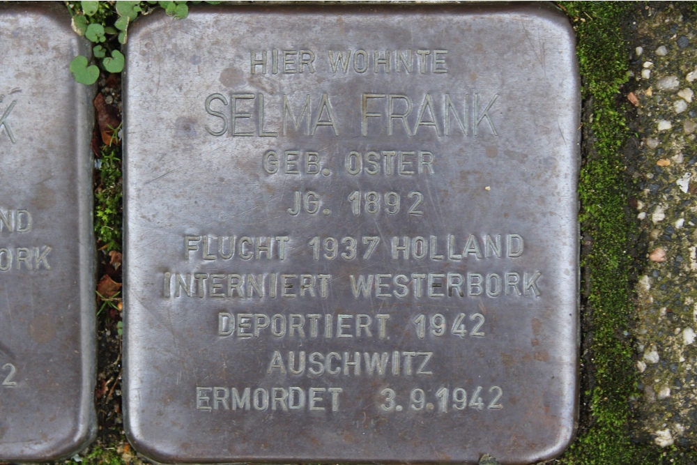 Stumbling Stones Bahnhofstraße 87 #3
