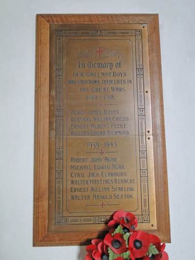 War Memorial Swafield Church #1