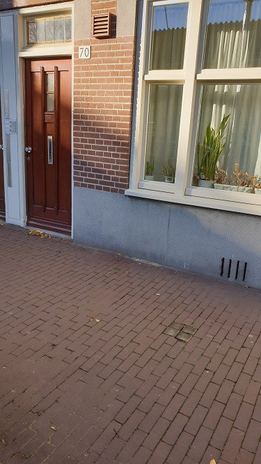 Stolpersteine Nieuwe Uilenburgerstraat 70 #2