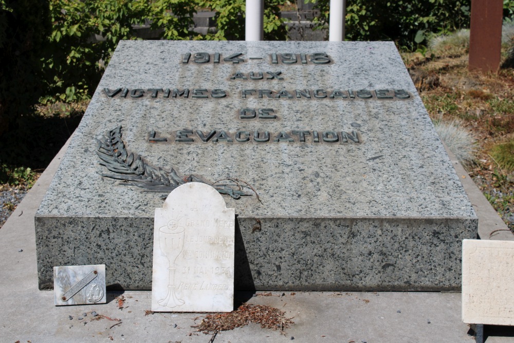 Grave Memorial French Civilian Casualties First World War #2