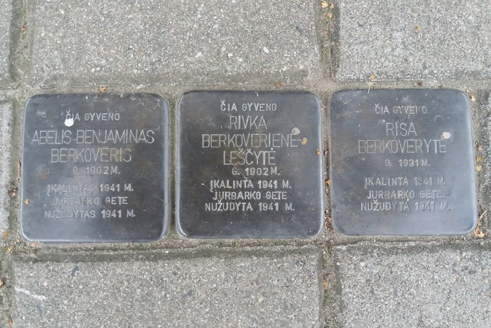 Stolpersteine Kauno gatvė 46-2 #1