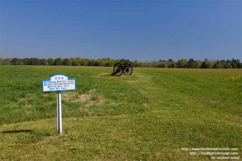 Locatie-aanduiding 18th Indiana Battery #1