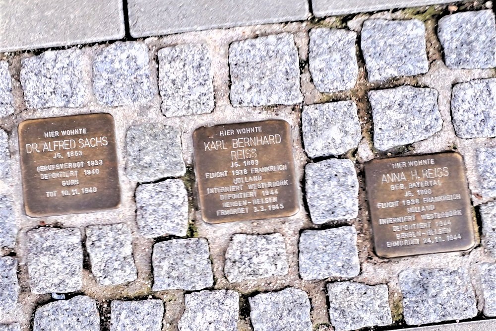 Stolpersteine Augustanlage 63