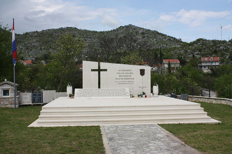 Monument Gesneuvelde Kroatische Verdedigers Osojnik #1