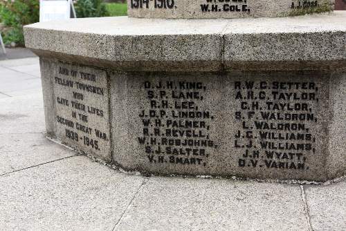 Oorlogsmonument Totnes #3