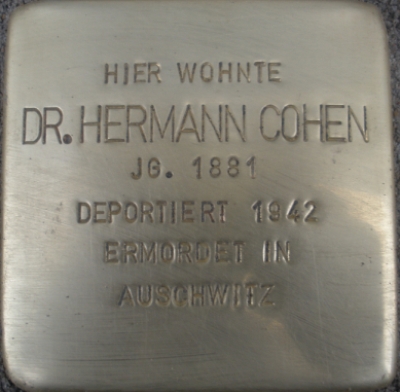Stolpersteine Prentzelstraße 4 #2